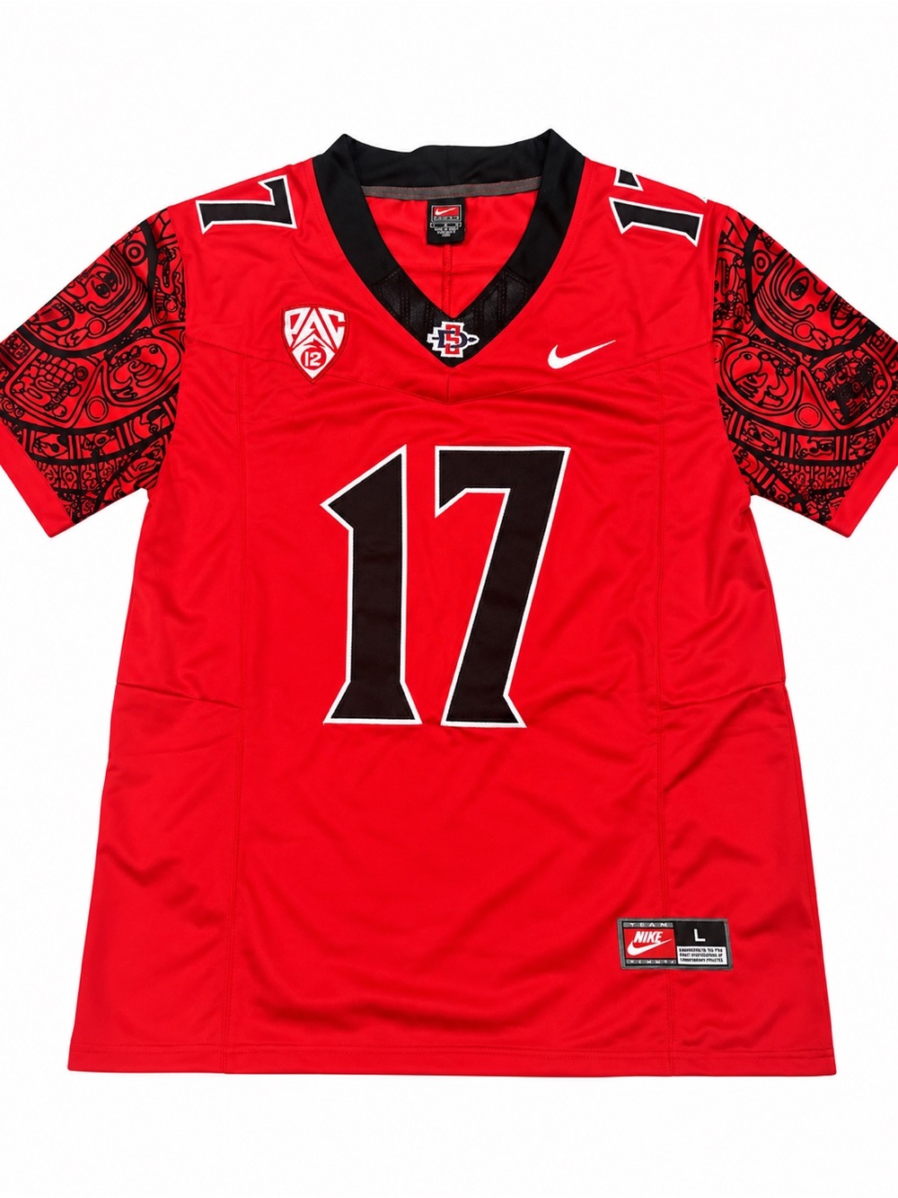 Brand new, SDSU Aztecs Hernandez #17 Red Football Jersey – Size L